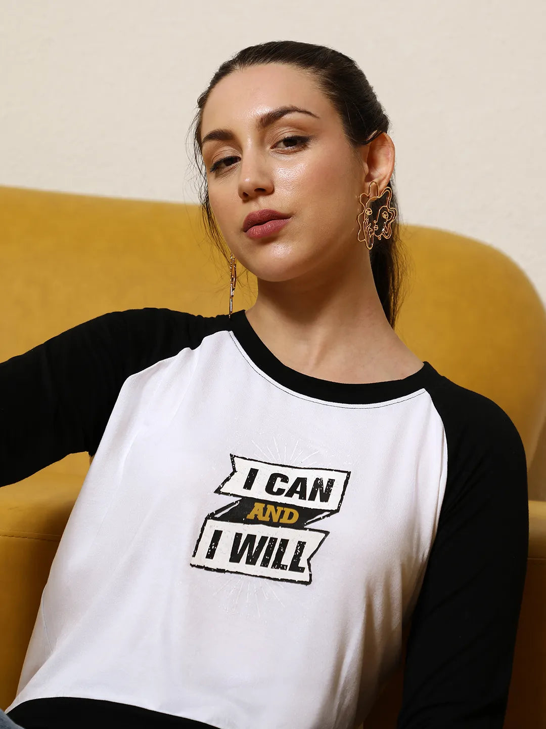 I Can & I Will Raglan Top