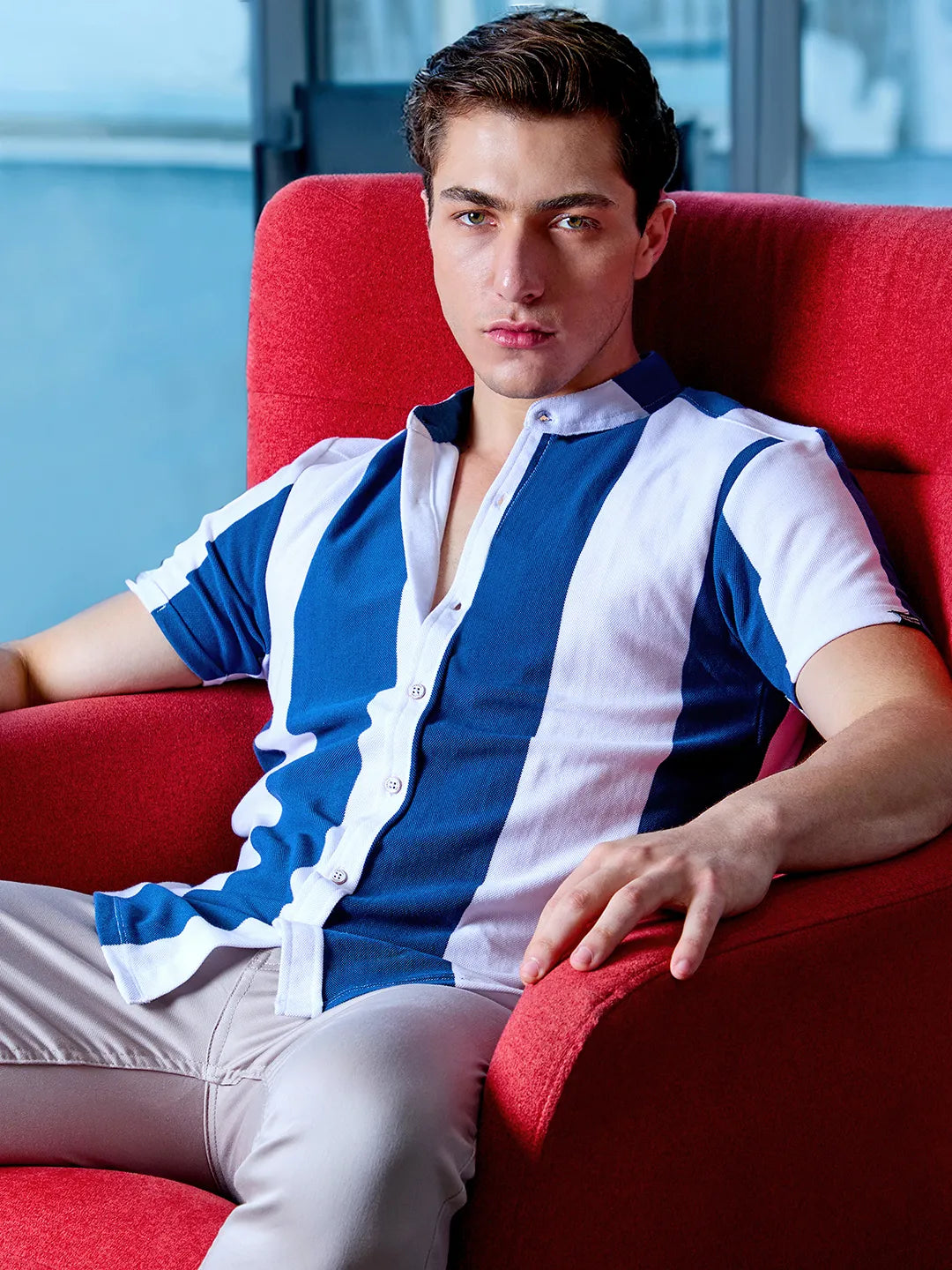 Balanced Striped Shirt