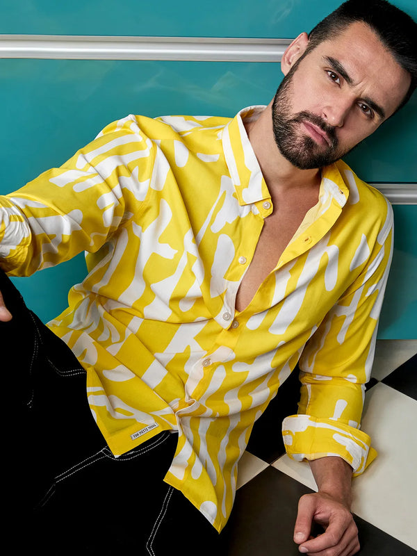 Abstract Print Shirt