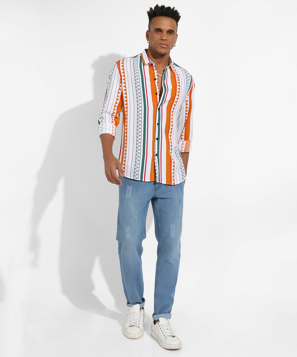 Geometrical Print Shirt