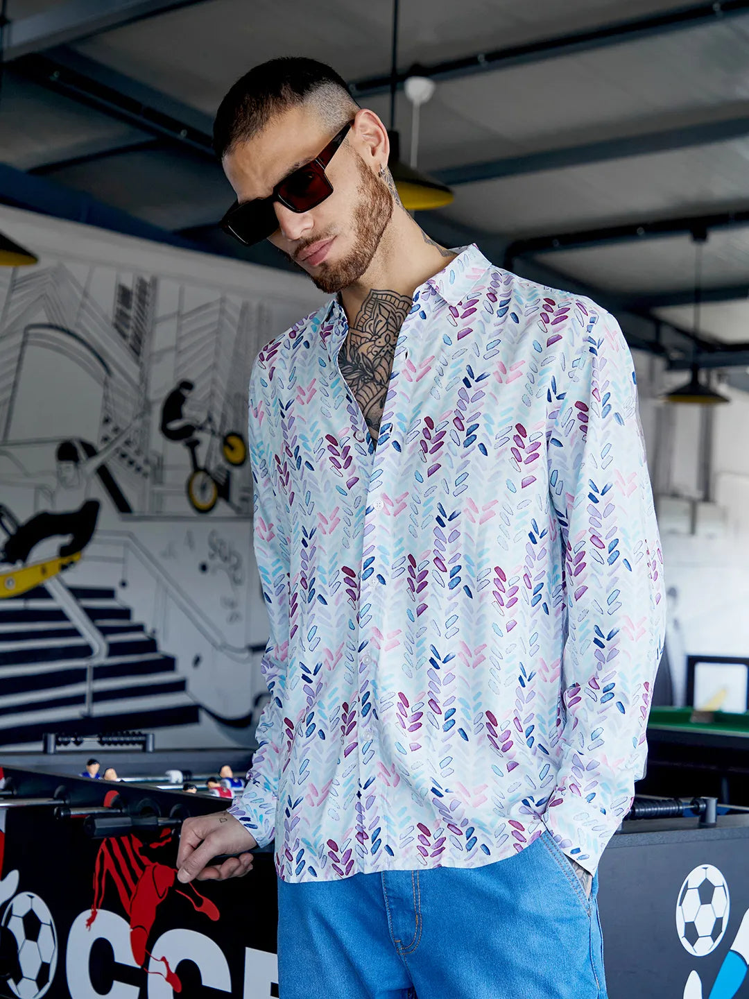 Abstract Print Shirt