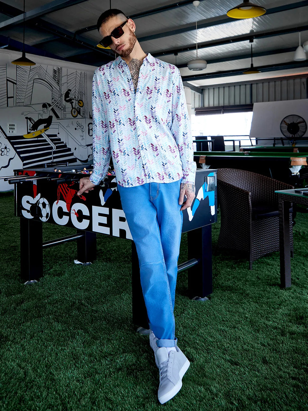 Abstract Print Shirt