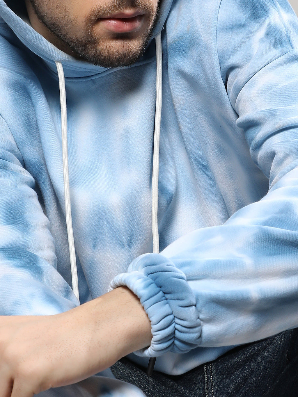 Tie Dye Oversized Hoodie With Kangaroo Pocket