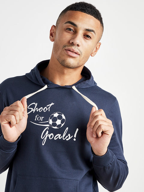 Shoot For Goals Hoodie With Kangaroo Pocket