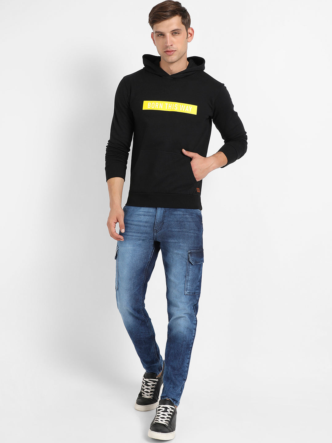 Born This Way Hoodie With Kangaroo Pocket