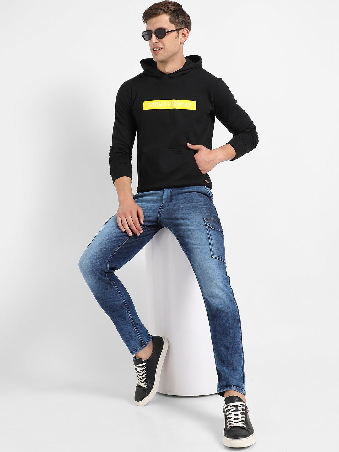 Born This Way Hoodie With Kangaroo Pocket