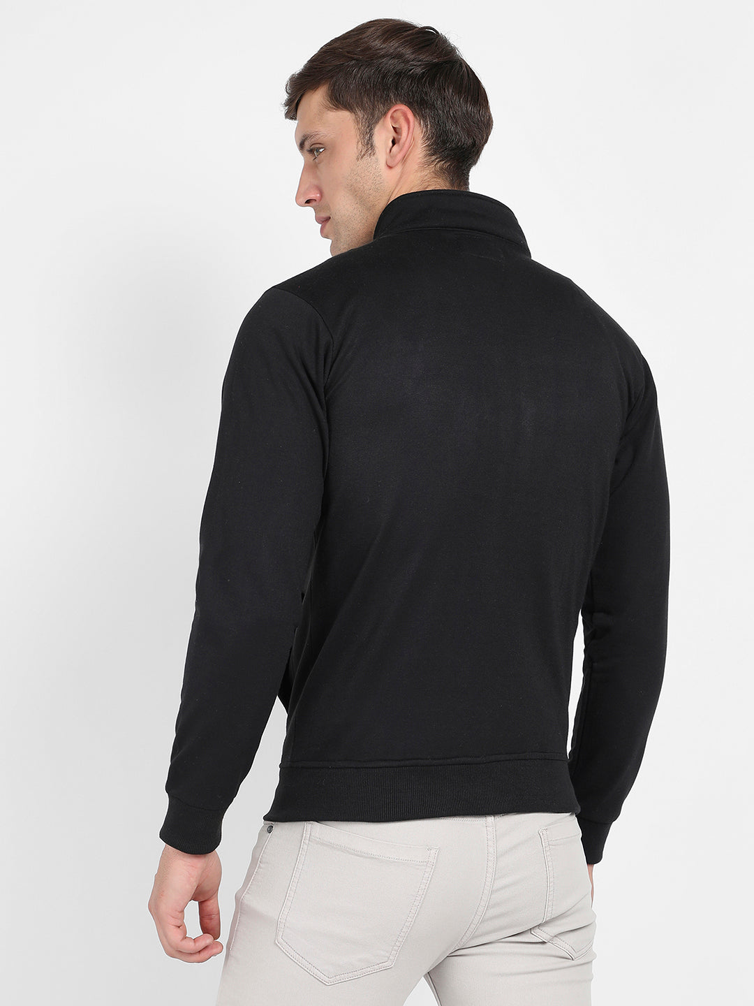 Zip-Front Jacket With Contrast Detail