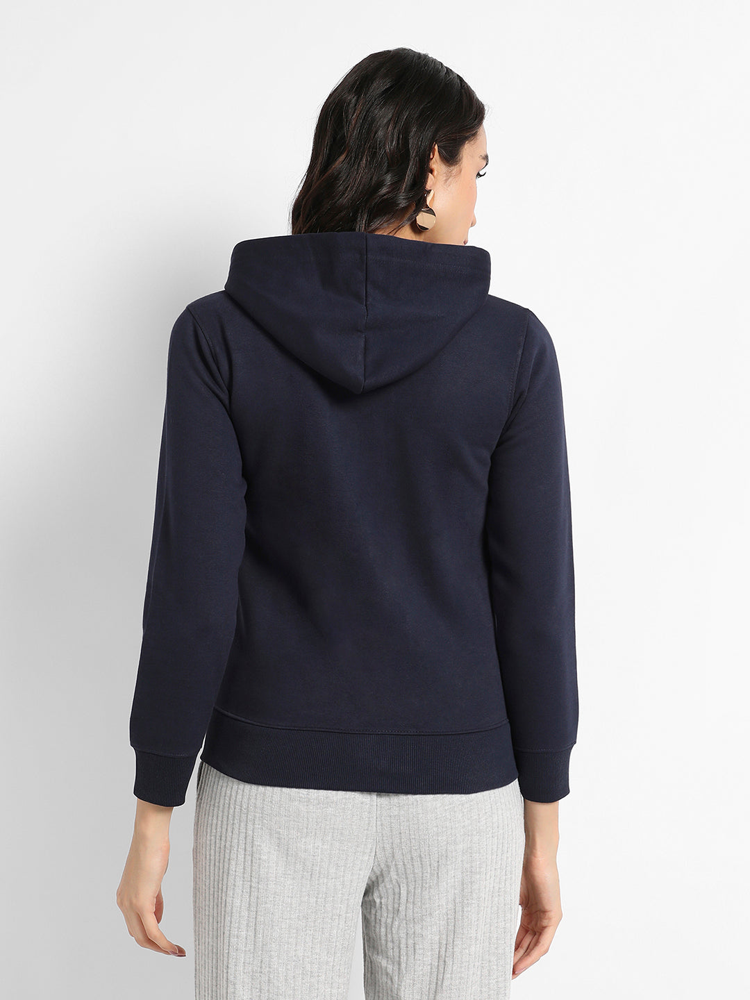 Hooded Jacket With Angled Open Pockets