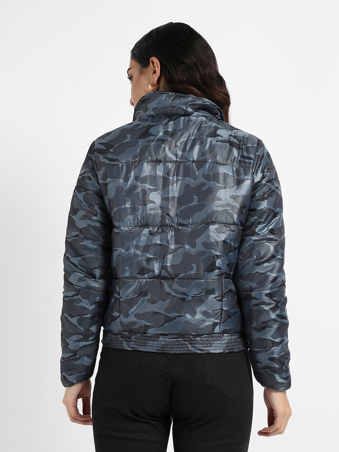Camouflage Jacket With Flap Pockets