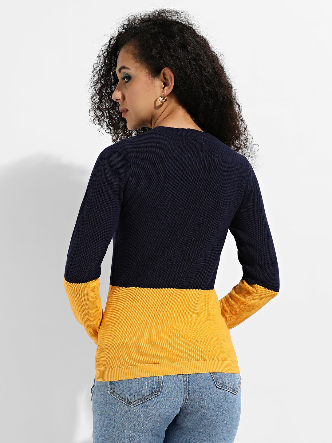 Colourblock Pullover Sweater