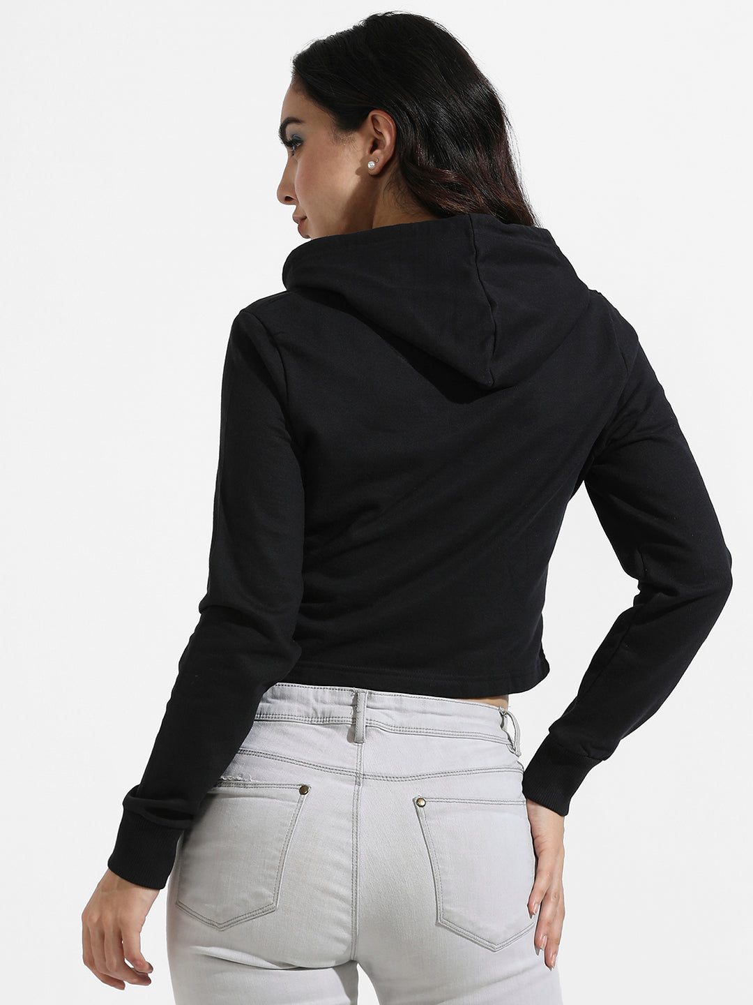 Slay All Day Hoodie With Ribbed Hem