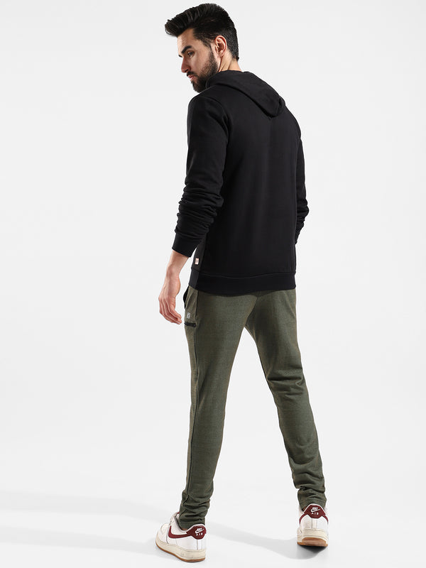Cotton Solid Regular Fit Tracksuit For Casual Wear