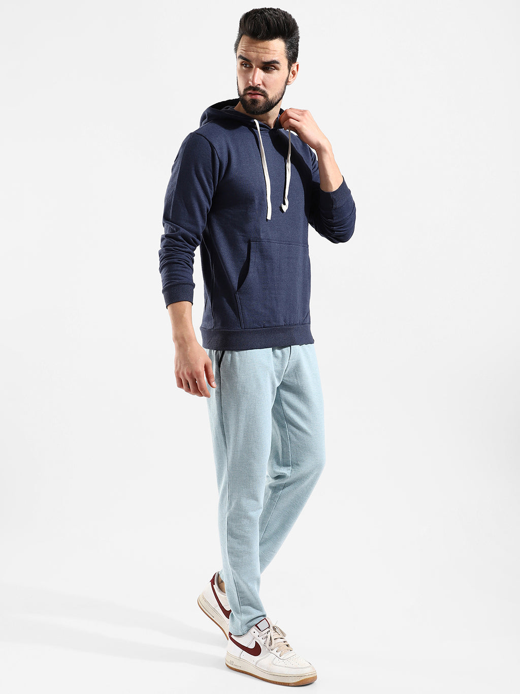 Cotton Solid Regular Fit Tracksuit For Casual Wear