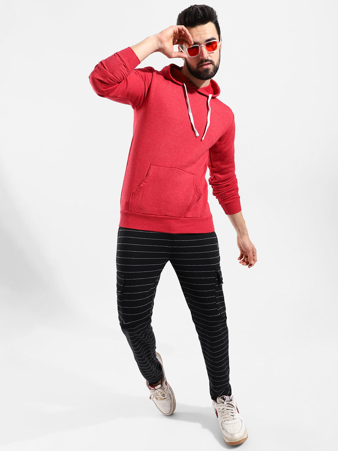 Cotton Solid Regular Fit Tracksuit For Casual Wear