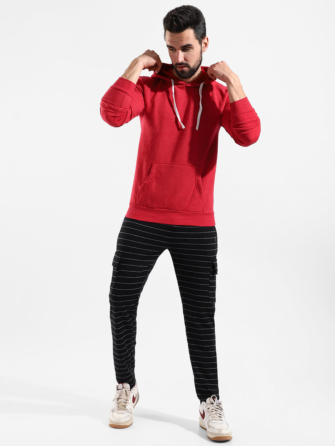 Cotton Solid Regular Fit Tracksuit For Casual Wear