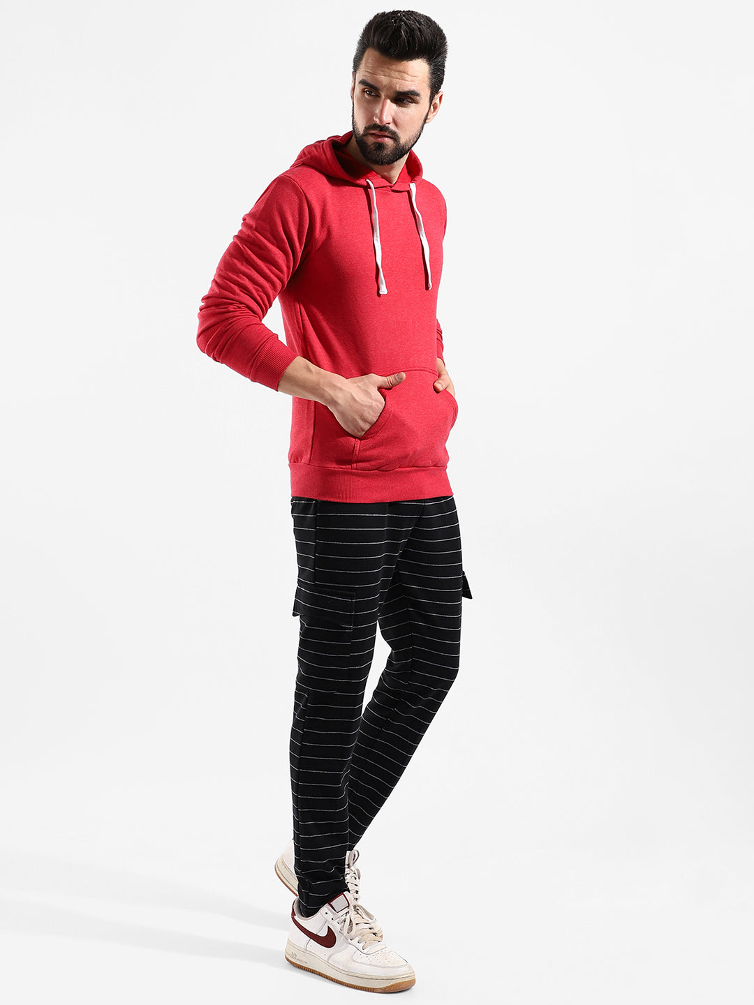 Cotton Solid Regular Fit Tracksuit For Casual Wear