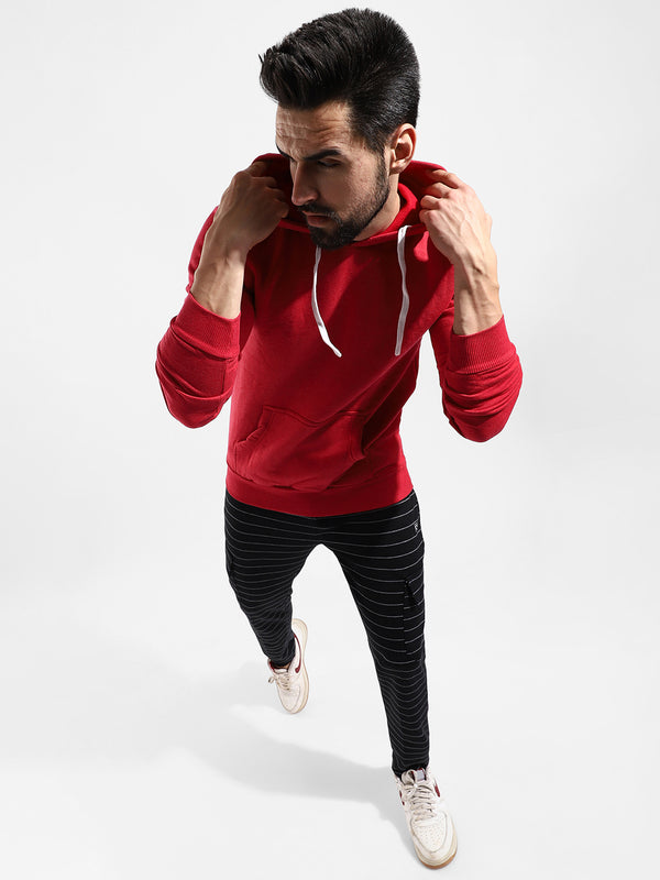 Cotton Solid Regular Fit Tracksuit For Casual Wear