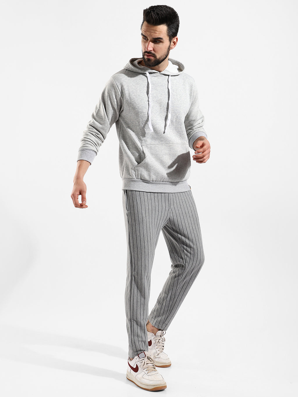 Cotton Solid Regular Fit Tracksuit For Casual Wear