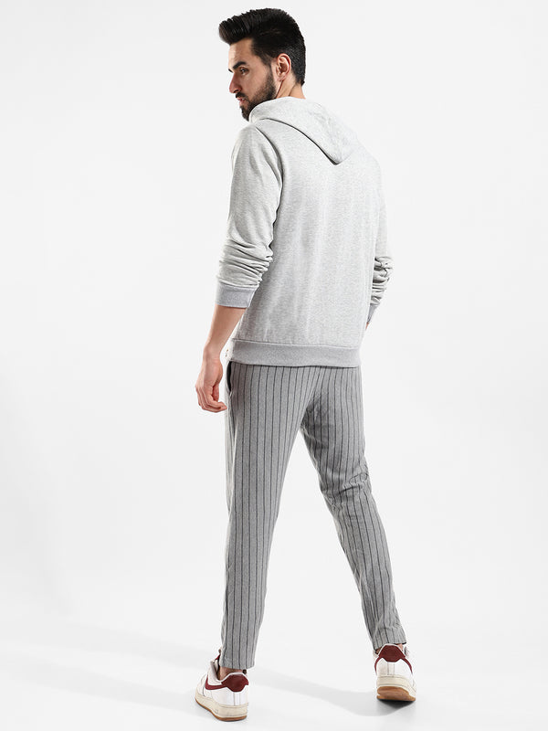 Cotton Solid Regular Fit Tracksuit For Casual Wear