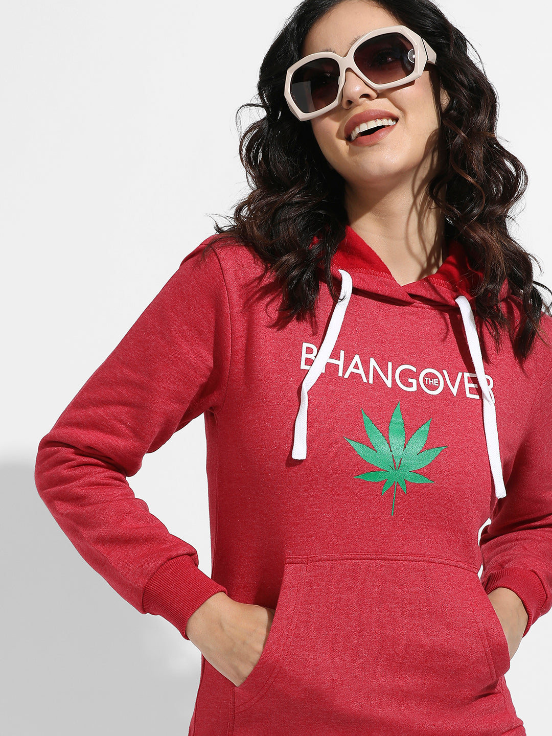 Bhangover Hoodie With Ribbed Hem