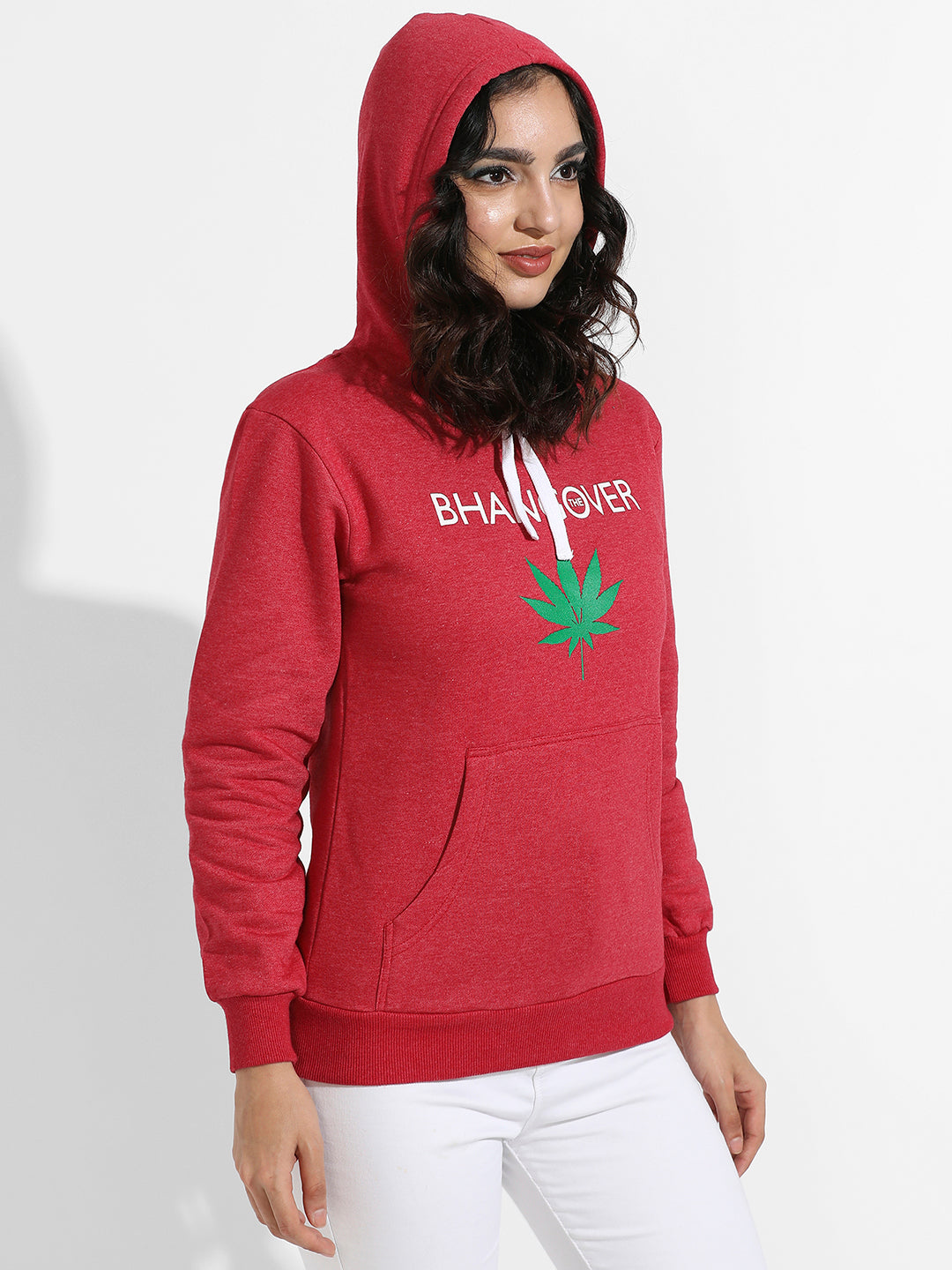 Bhangover Hoodie With Ribbed Hem