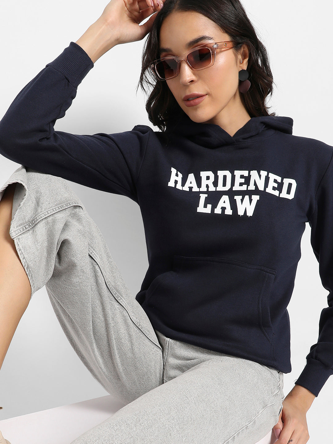 Hardened Law Hoodie With Kangaroo Pockets