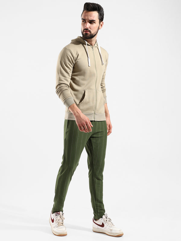 Cotton Solid Regular Fit Tracksuit For Casual Wear