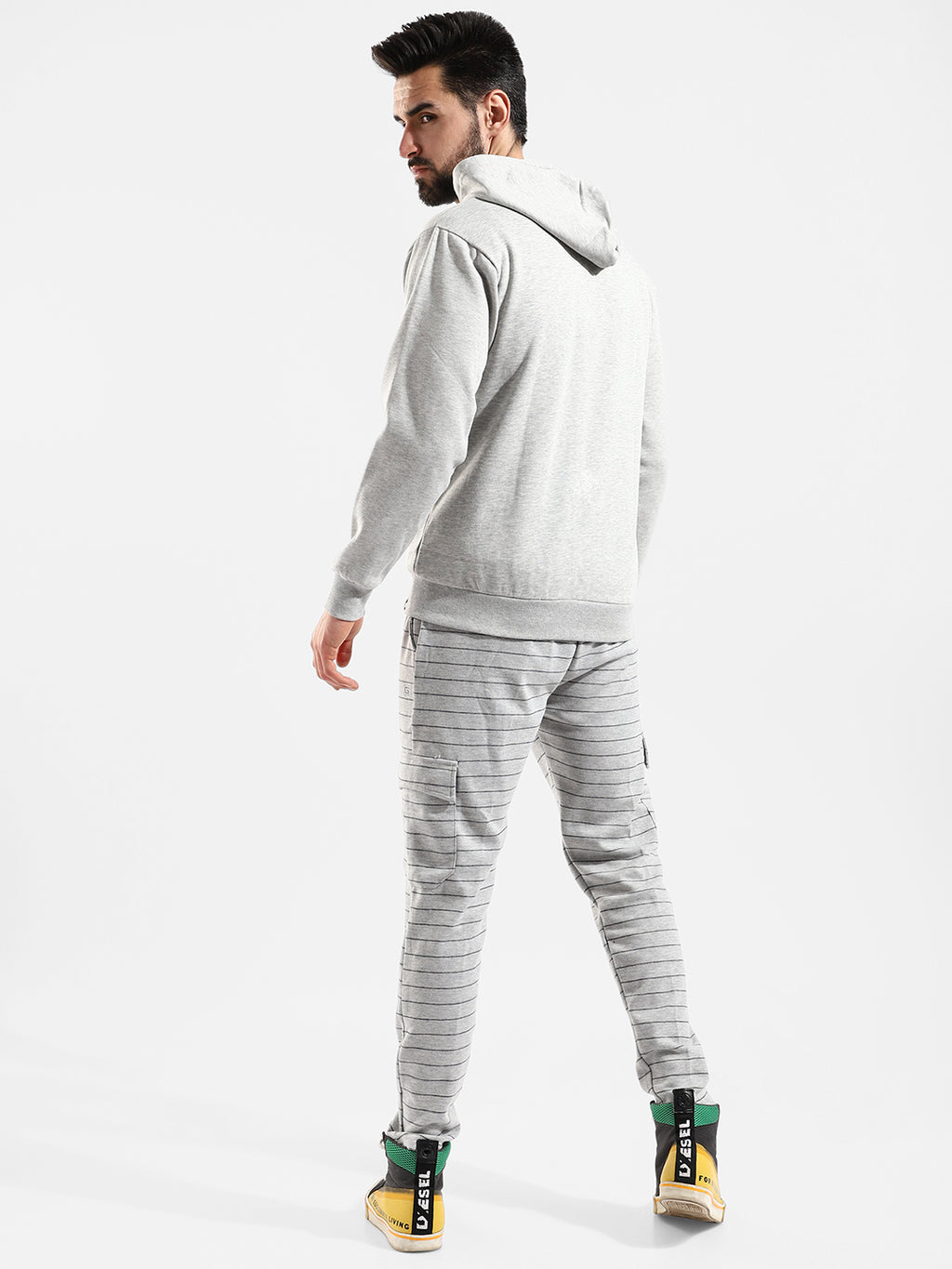 Cotton Solid Regular Fit Tracksuit For Casual Wear