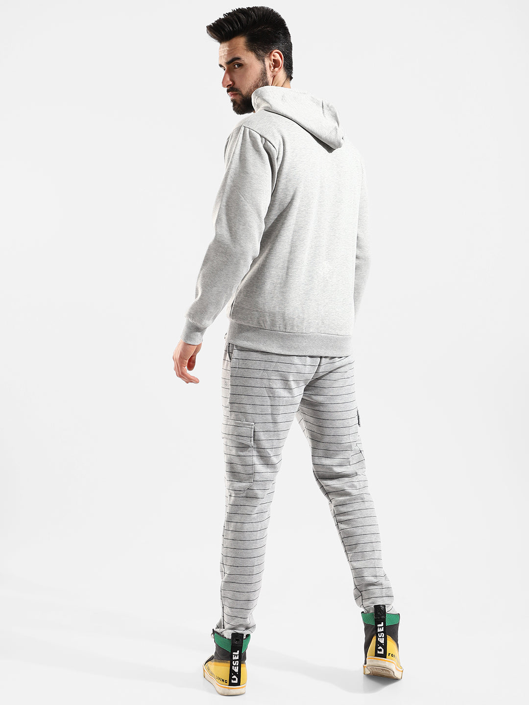 Cotton Solid Regular Fit Tracksuit For Casual Wear