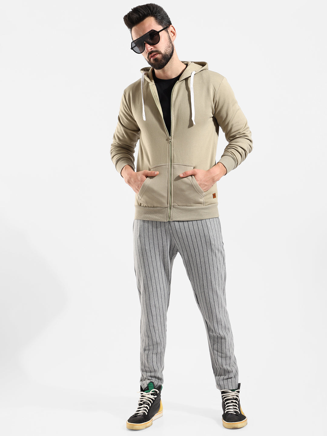 Cotton Solid Regular Fit Tracksuit For Casual Wear