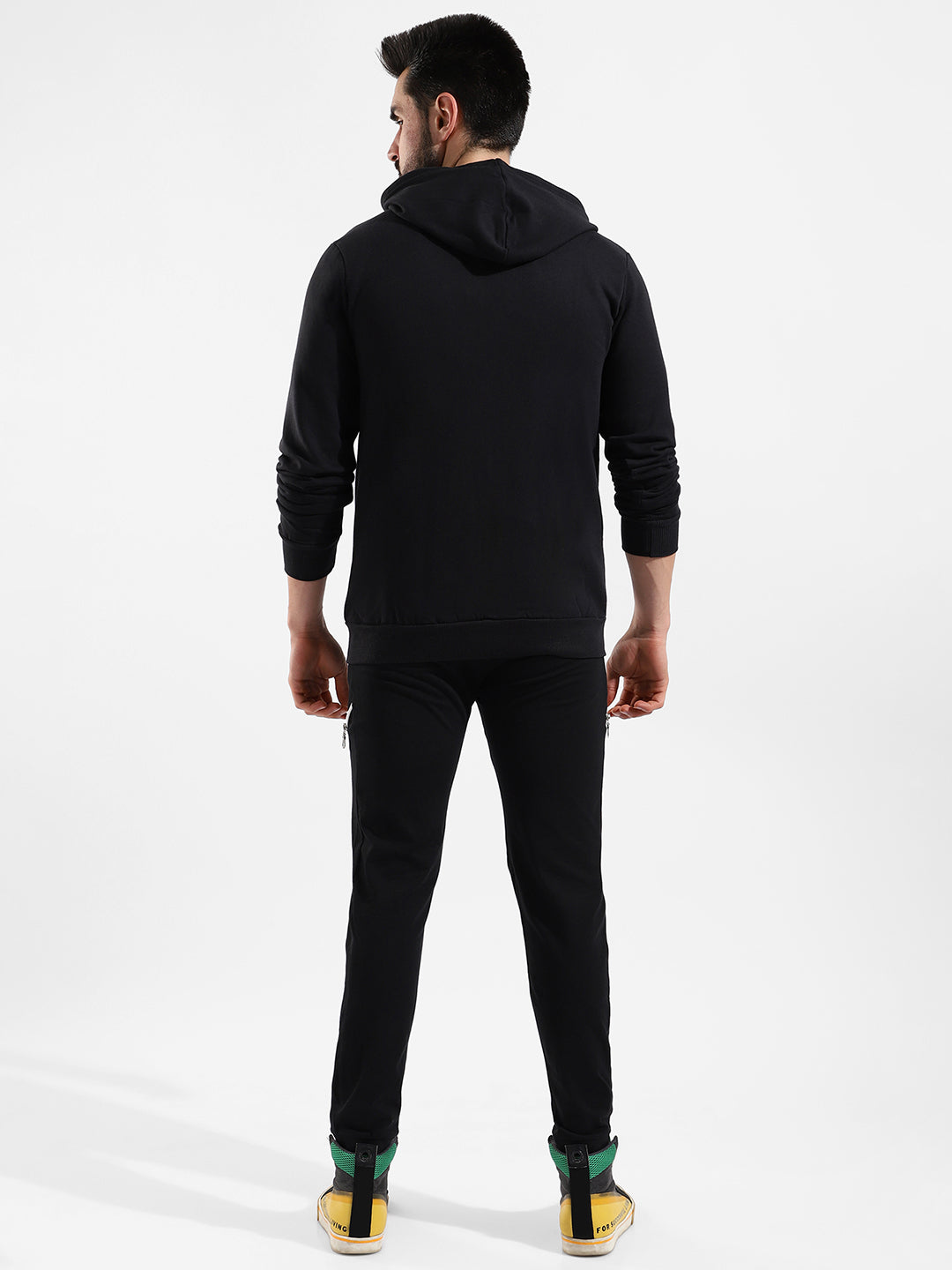 Cotton Solid Regular Fit Tracksuit For Casual Wear