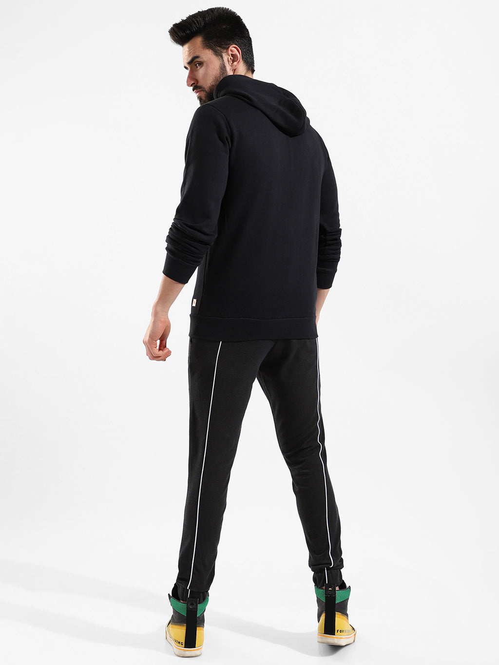 Cotton Solid Regular Fit Tracksuit For Casual Wear