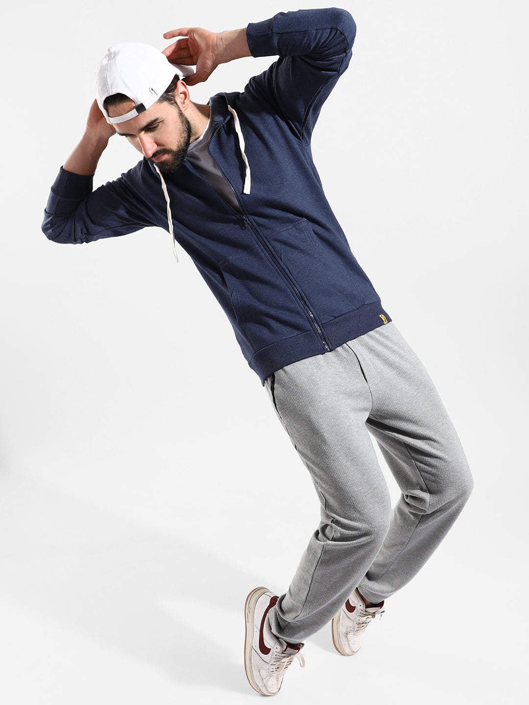 Cotton Solid Regular Fit Tracksuit For Casual Wear