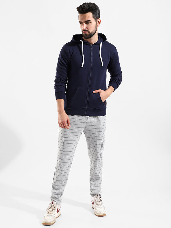 Cotton Solid Regular Fit Tracksuit For Casual Wear