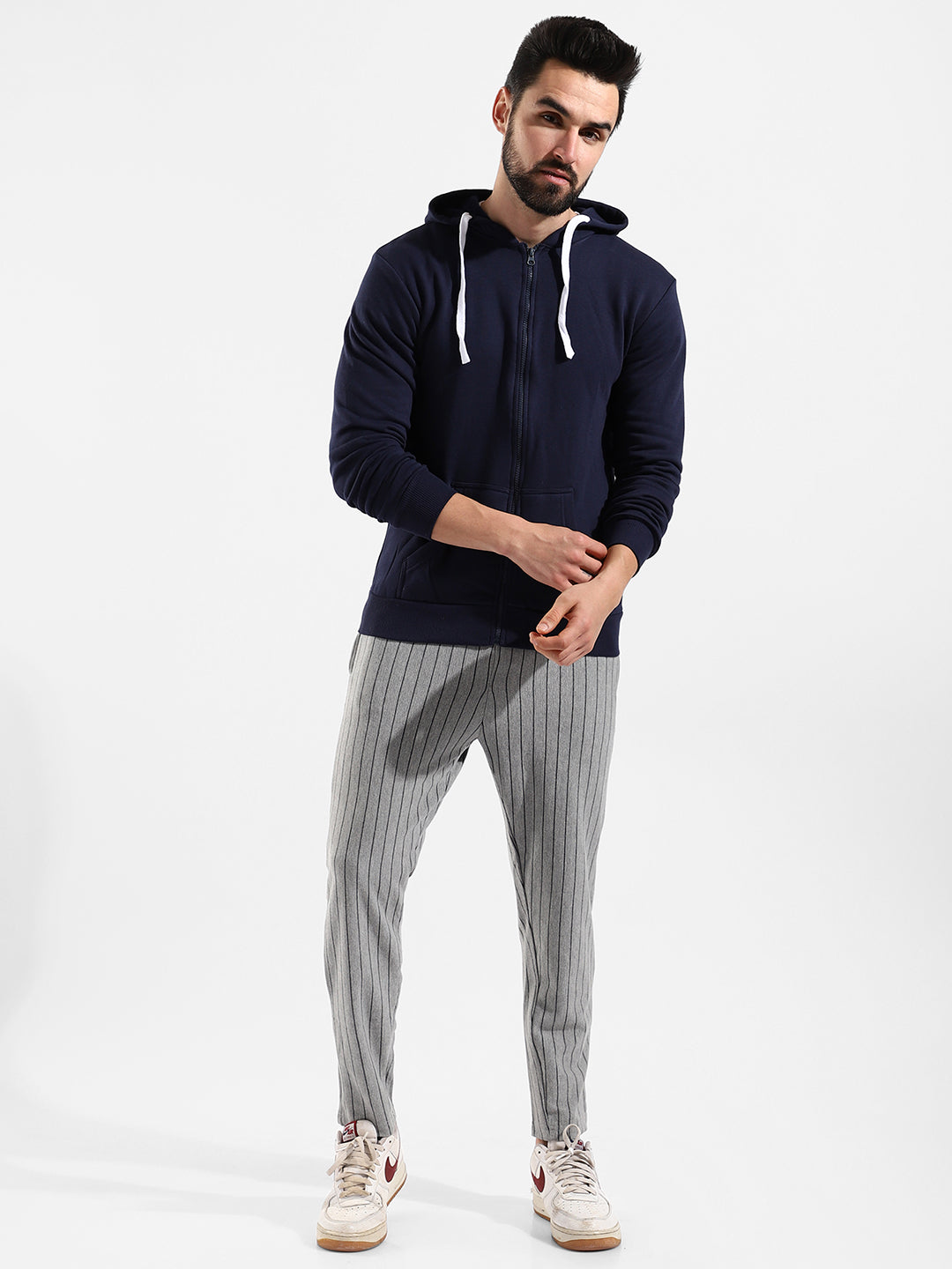 Cotton Solid Regular Fit Tracksuit For Casual Wear