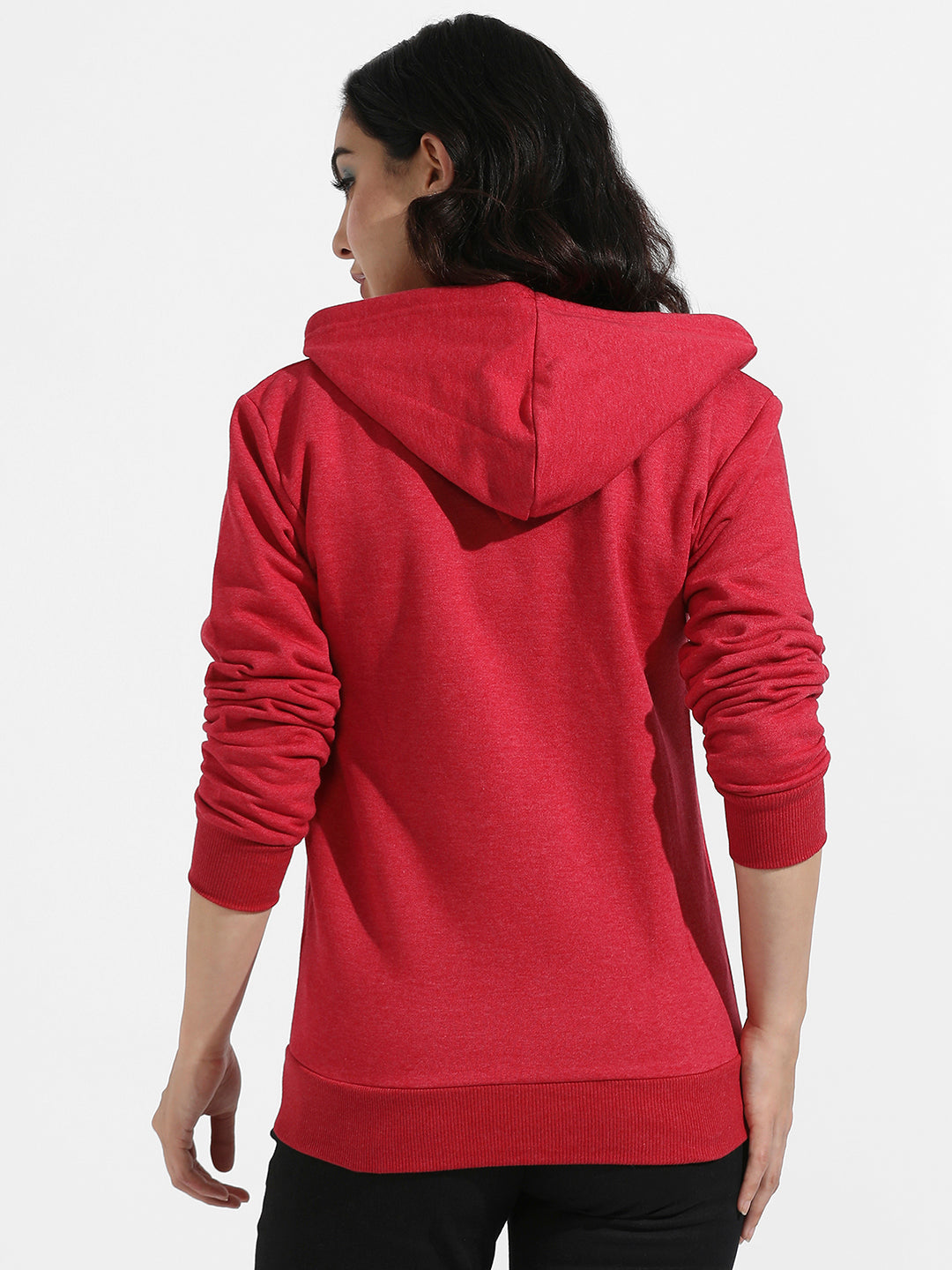 Zip-Front Hoodie With Insert Pocket