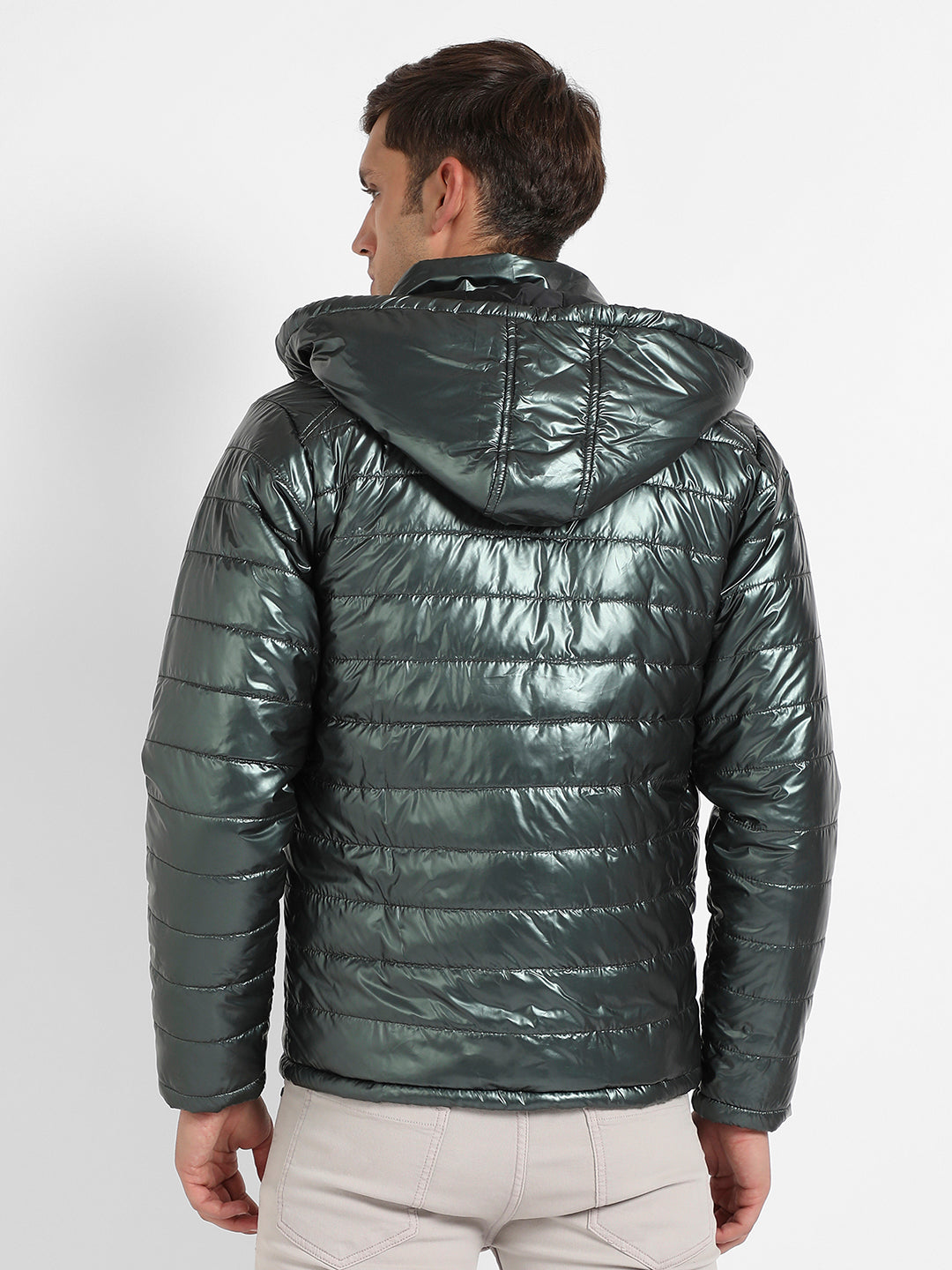 Zip-Front Quilted Puffer Jacket