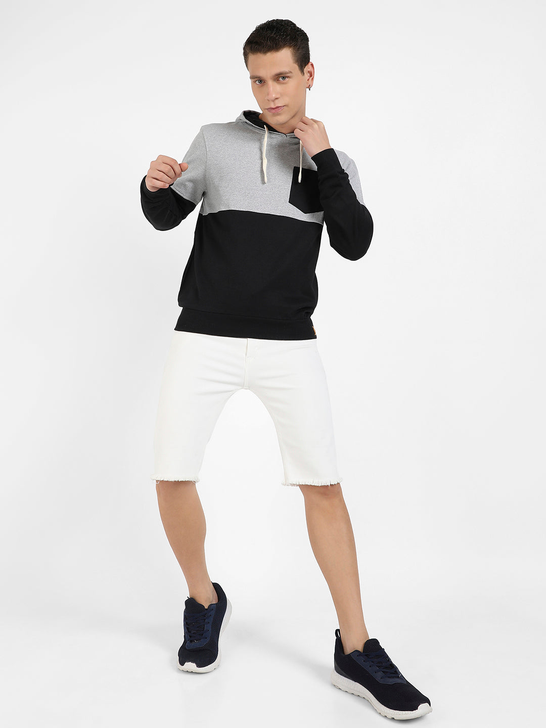 Pullover Hoodie With Patch Pocket