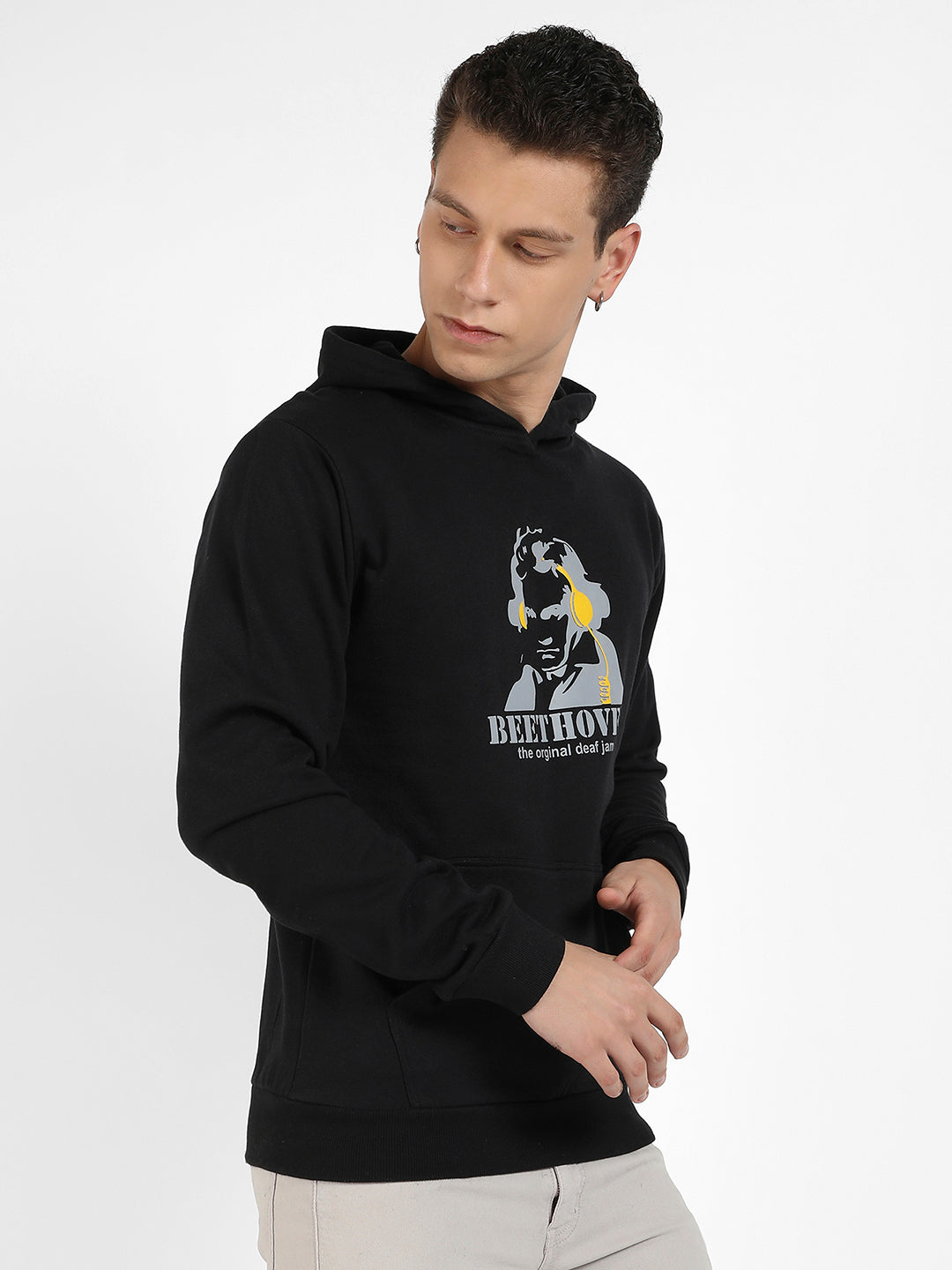 Beethovan Hoodie With Kangaroo Pocket