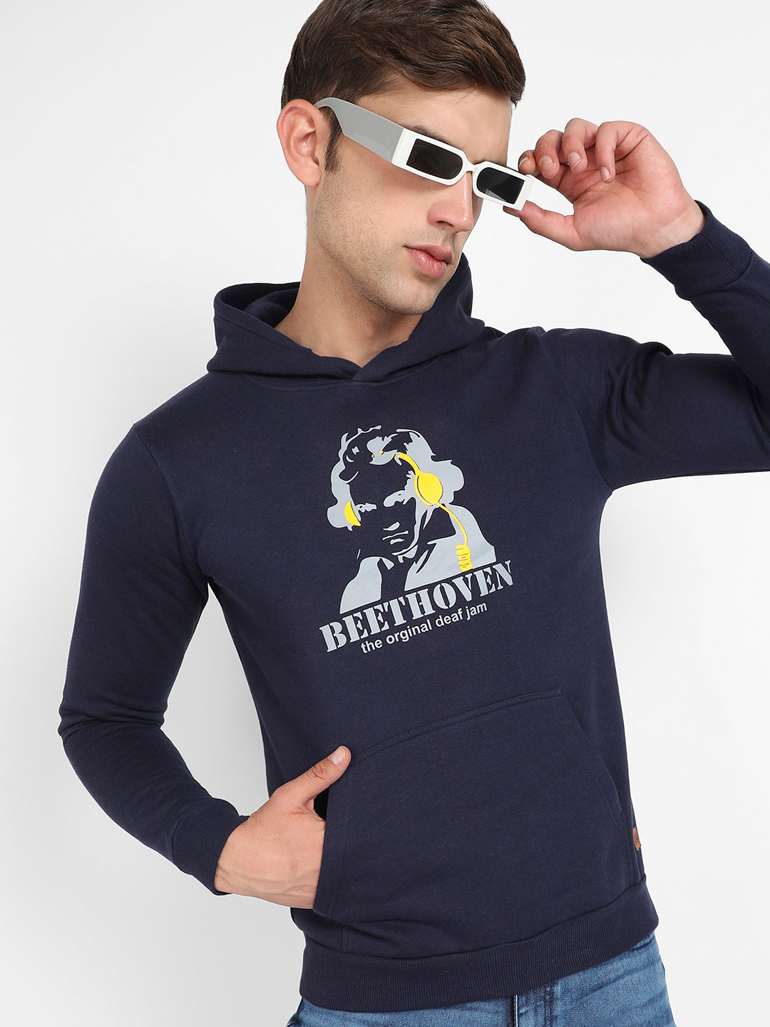 Beethovan Hoodie With Kangaroo Pocket