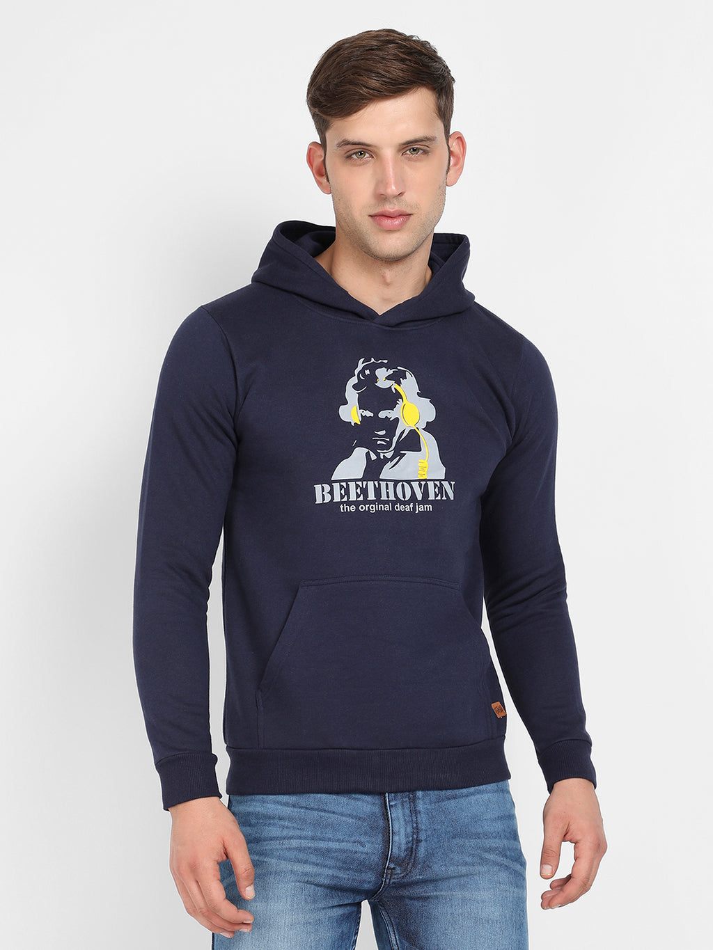 Beethovan Hoodie With Kangaroo Pocket