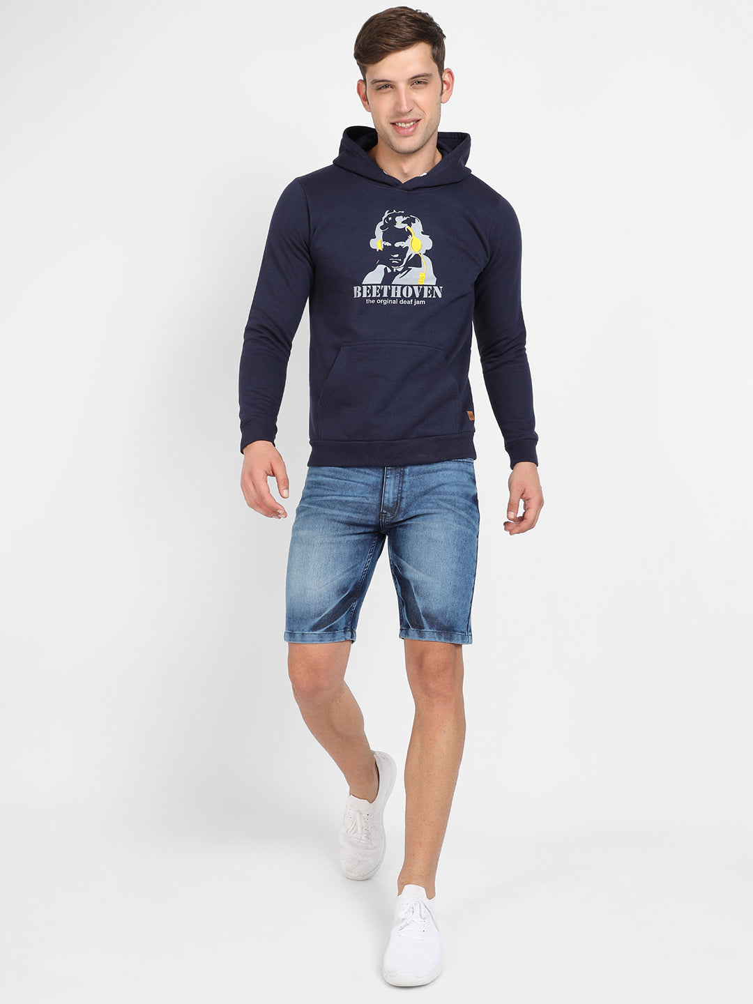 Beethovan Hoodie With Kangaroo Pocket