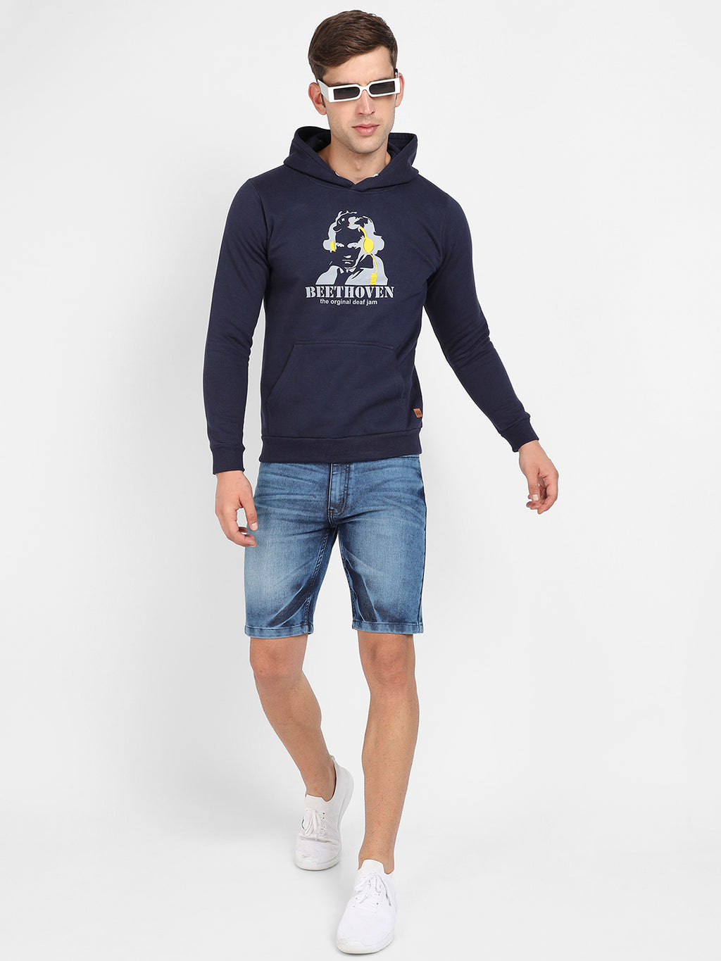 Beethovan Hoodie With Kangaroo Pocket