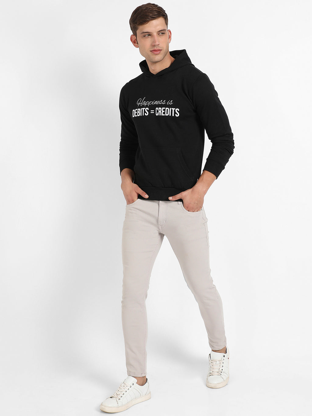 Happiness Is Hoodie With Kangaroo Pocket