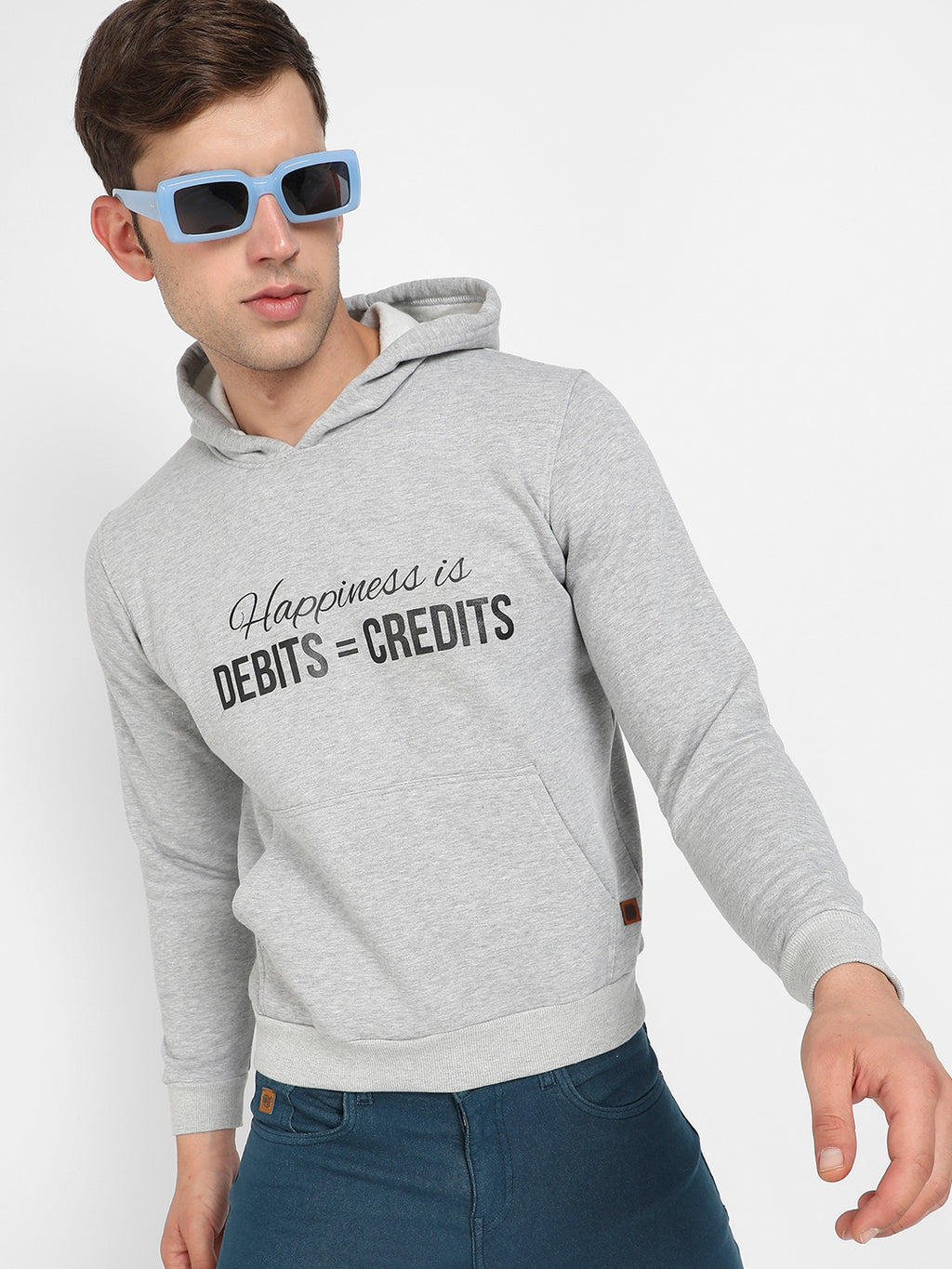 Happiness Is Hoodie With Kangaroo Pocket