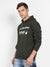 Men's Black Dare To Be Different Hoodie With Kangaroo Pocket
