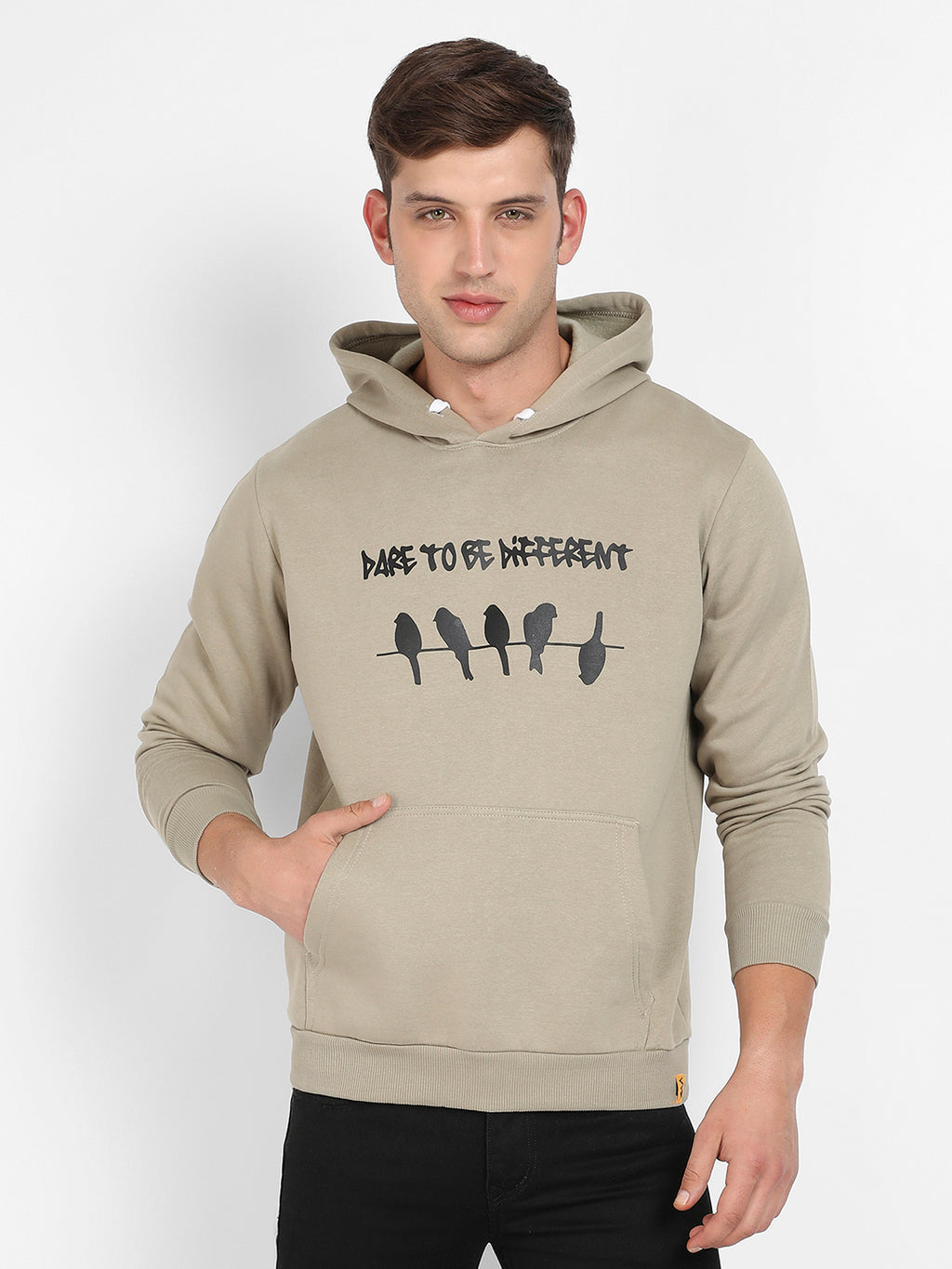 Dare To Be Different Hoodie With Kangaroo Pocket