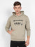 Men's Olive Green Dare To Be Different Hoodie With Kangaroo Pocket