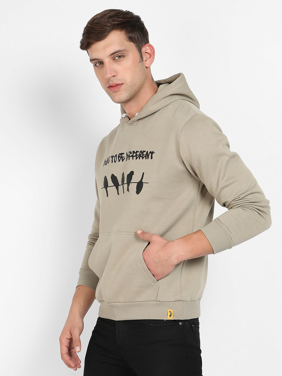 Dare To Be Different Hoodie With Kangaroo Pocket