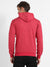 Men Red Dare To Be Different Hoodie With Kangaroo Pocket